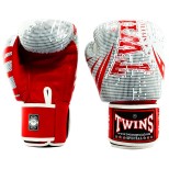 Боксерские перчатки Twins Special с рисунком (FBGV-TW5 red/white)